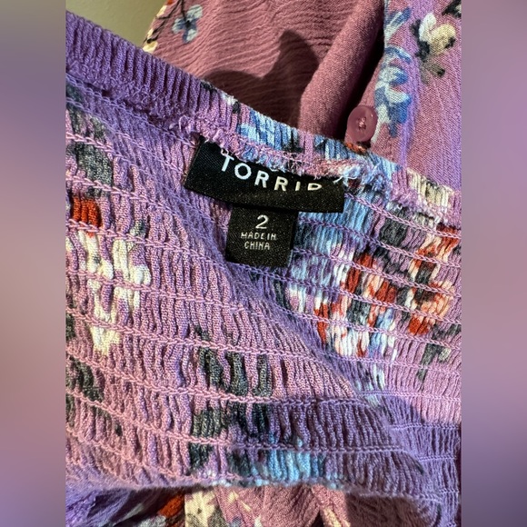 Torrid Babydoll Crepe Tank - Picture 8 of 9